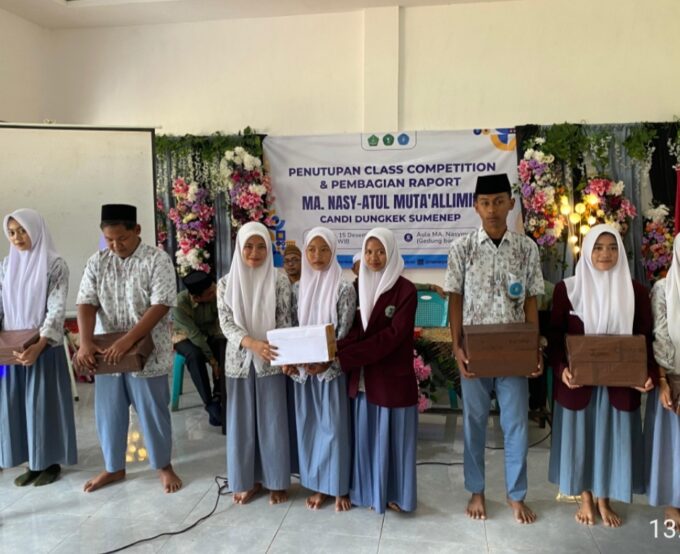 Penutupan Class Competition MA Nasy-atul Muta’allimin, Wali Siswa Saksikan Langsung Prestasi Akademik dan Nonakademik